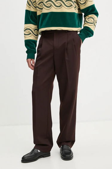 Nohavice Drôle de Monsieur Le Pantalon Golfeur Wool Blend Dress Pants Hnedá | E.BP165.PL127.DBN, 0