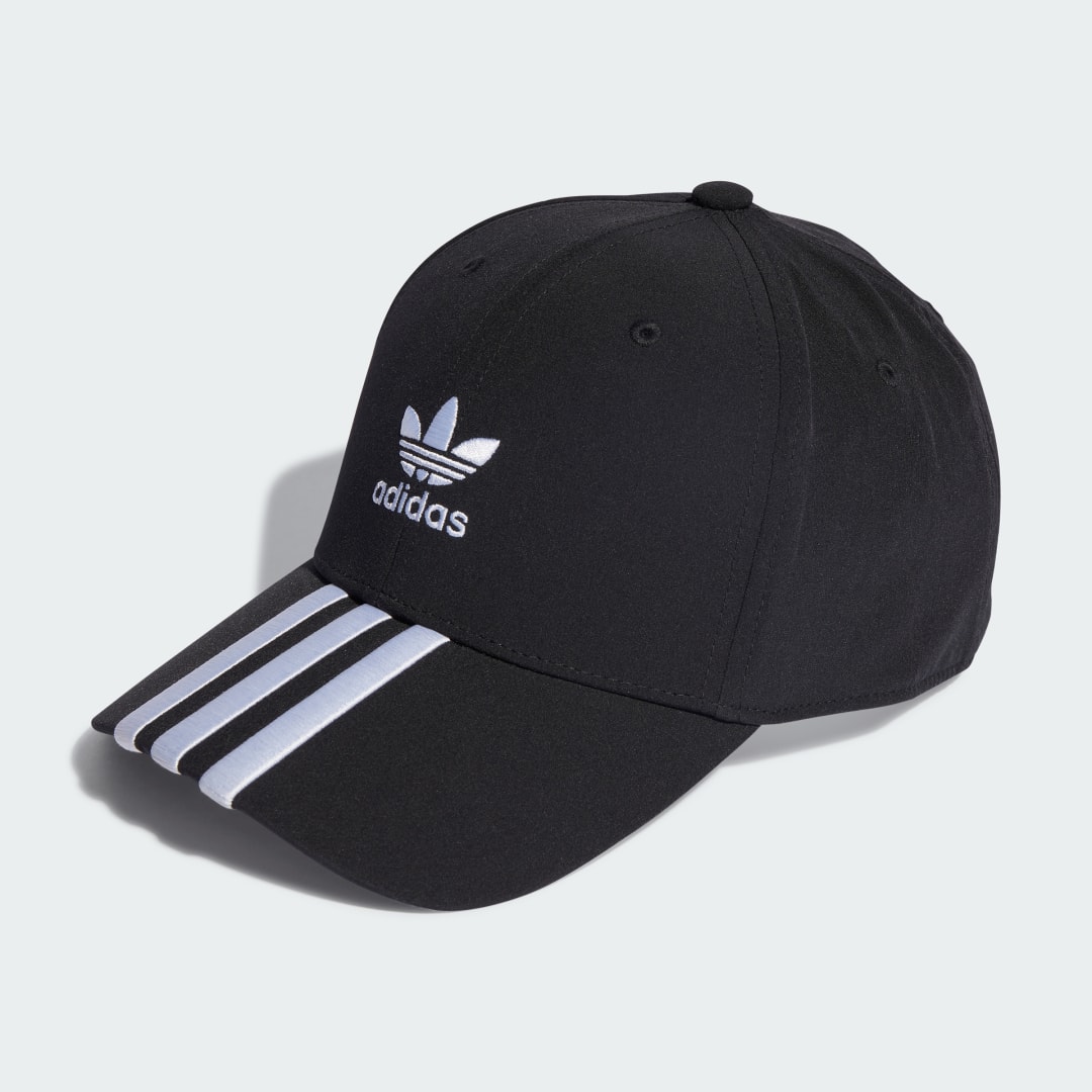 Šiltovka adidas Originals Adicolor Classic Trefoil Stonewashed Baseball Čierna | IT7617, 0