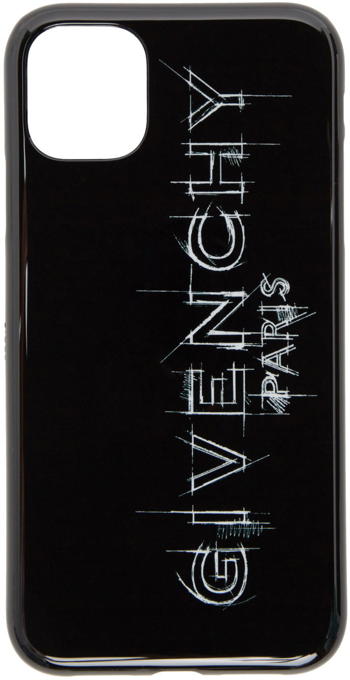 Gadget Givenchy Logo iPhone 11 Phone Case Čierna | BK604QK117, 0