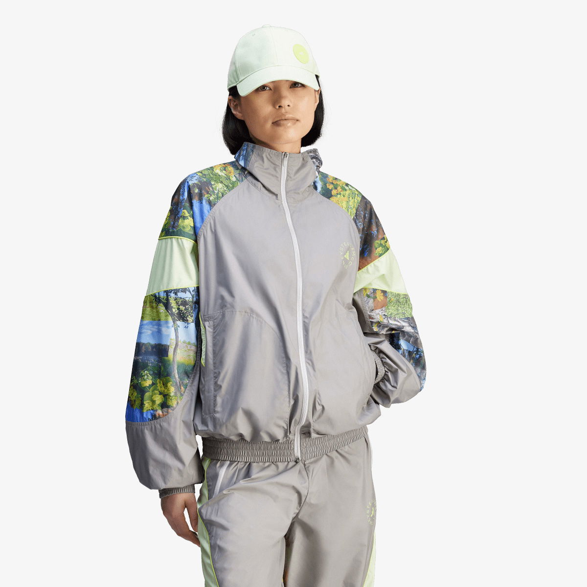 Bunda adidas Originals Stella McCartney Track Jacket Šedá | JG5793, 0