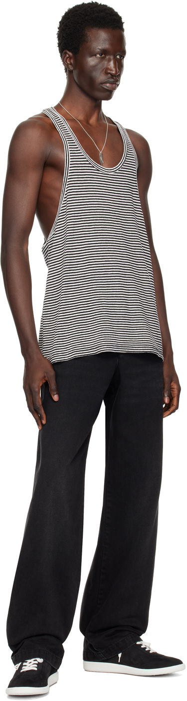 Tielko ISABEL MARANT Isabel Marant Darius Striped Tank Top Biela | 25PTS0265HA-C1N10H, 3