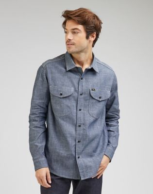 Košeľa Lee 101 70's Shirt Dry Šedá | 112331404:XXL, 0