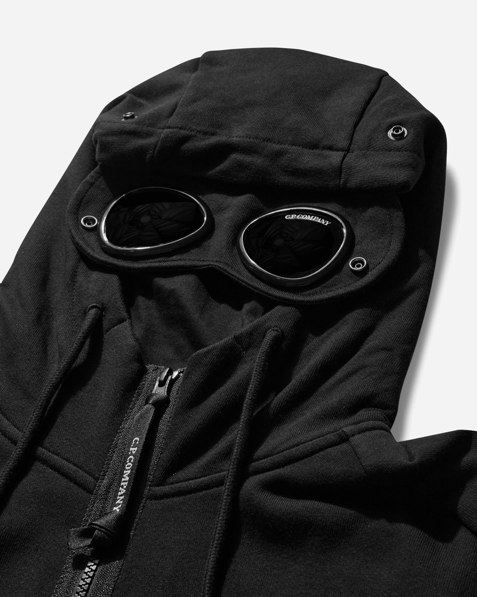 Diagonal Raised Fleece Goggle Hoodie