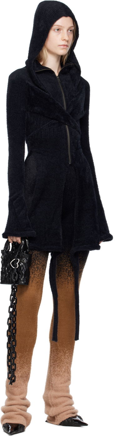 Overal Ottolinger Ottolinger Hooded Wrap Cardigan Čierna | 706101, 3