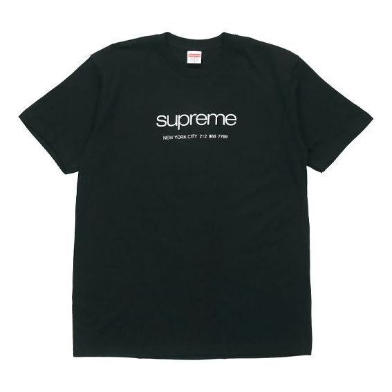 Tričko Supreme Classic Logo Shop Short Sleeve T-Shirt Čierna | SUP-SS20-259