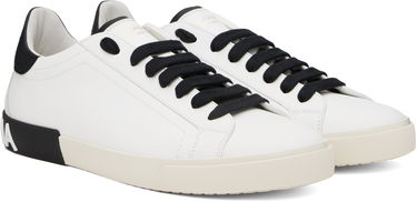 Tenisky a topánky Dolce & Gabbana White Portofino Vintage Sneakers Biela | CS2203AM779, 3