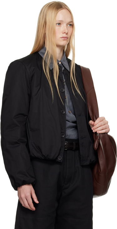 Bomber bunda LEMAIRE Lemaire Wadded Bomber Jacket Čierna | OW1128 LF1207, 1