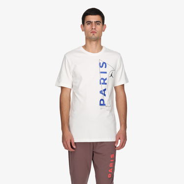 Tričko Jordan Paris Saint-Germain Wordmark Tee Biela | dm3092-100, 2
