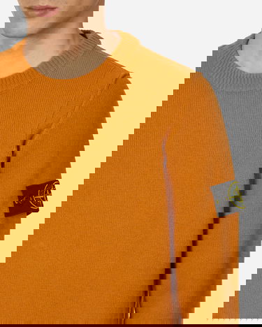 Mikina Stone Island Wool Crewneck Rust Oranžová | 7915508A3 V0013, 5