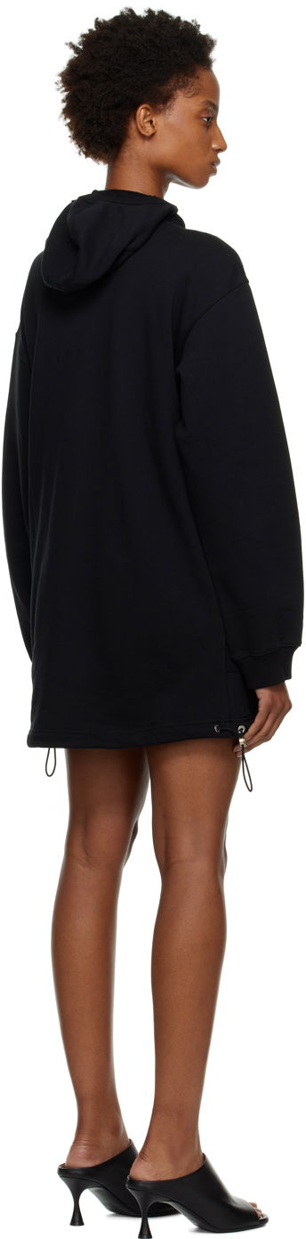 Mikina Dion Lee Interlock Mask Hoodie Dress Čierna | C3079F22, 2