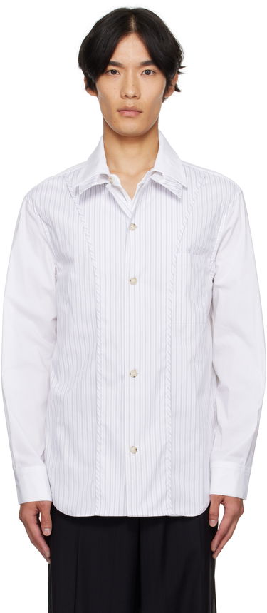 Košeľa Andersson Bell Andersson Bell Open Collar Layered Shirt Biela | atb1341m, 0