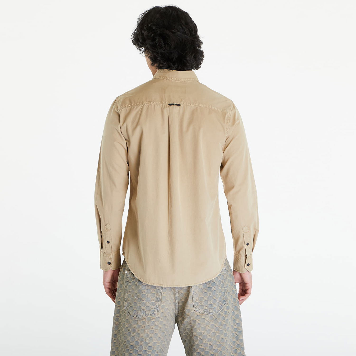 Košeľa CALVIN KLEIN Regular Shirt Beige Béžová | J30J325772 PF2, 1