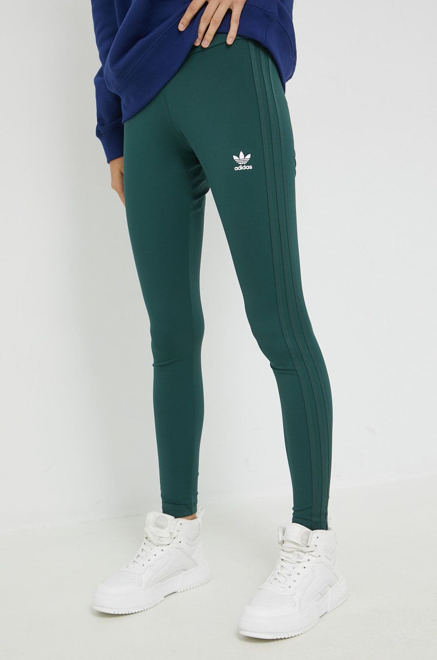 Legíny adidas Originals Adicolor Classic Tonal 3-Stripes Zelené | HN5904, 0