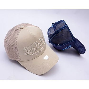 Šiltovka Von Dutch Von Dutch Trucker Riverside Twill Cap Béžová | VD-7030854, 3