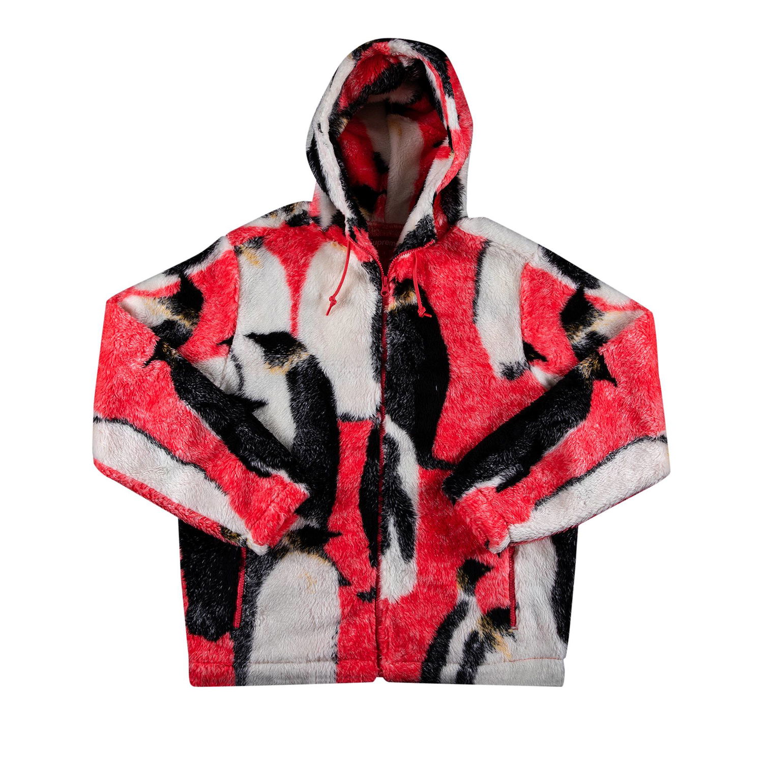 Bunda Supreme Penguins Hooded Fleece Jacket Rôznofarebný | FW20J73 PINK, 1