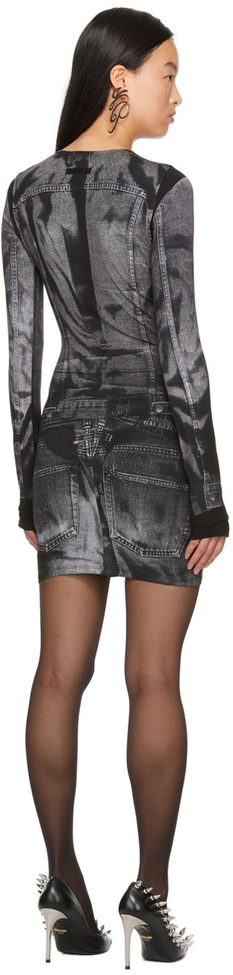 Šaty Jean Paul Gaultier Jean Paul Gaultier Trompe L'œil Printed Minidress Čierna | 23/15-F-RO076-J530-0002, 2