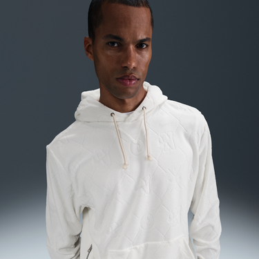Mikina Nike Standard Issue Dri-FIT Basketball Hoodie Biela | HJ4223-133, 0