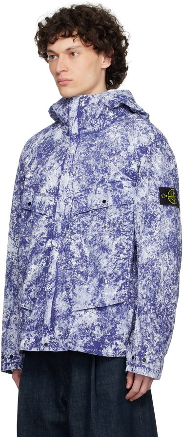 Vetrovka Stone Island Stone Island Pigment Stretch-TC Hooded Jacket Modrá | K1S15 4100076 S0143, 3