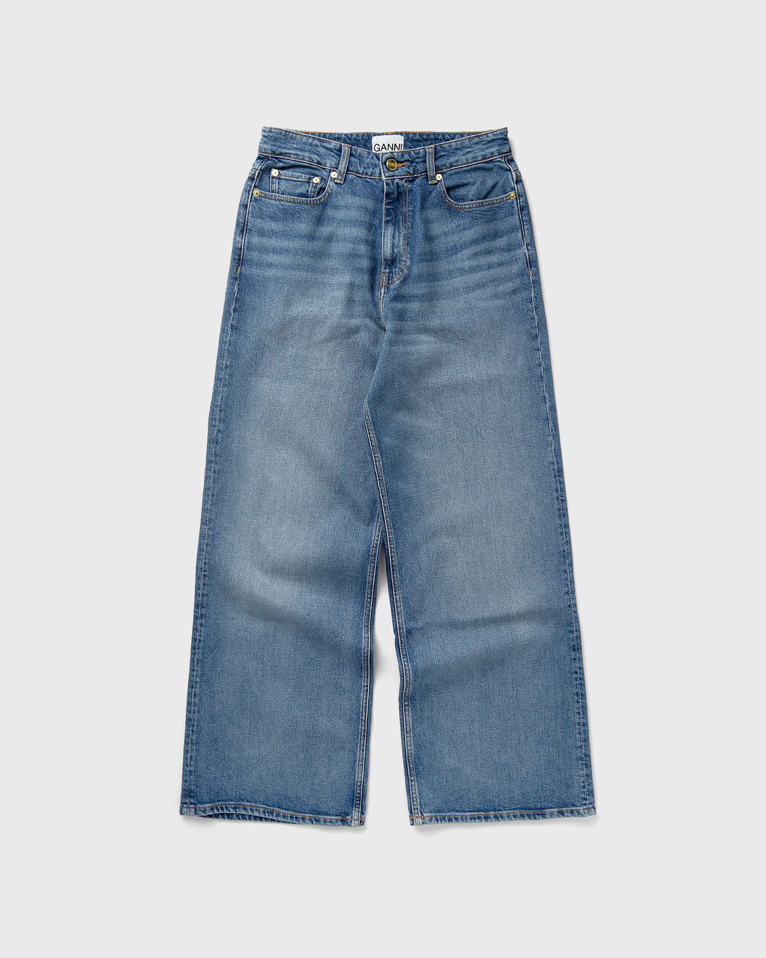 Džínsy GANNI Stretch Denim Andi Modrá | J1634-567, 0