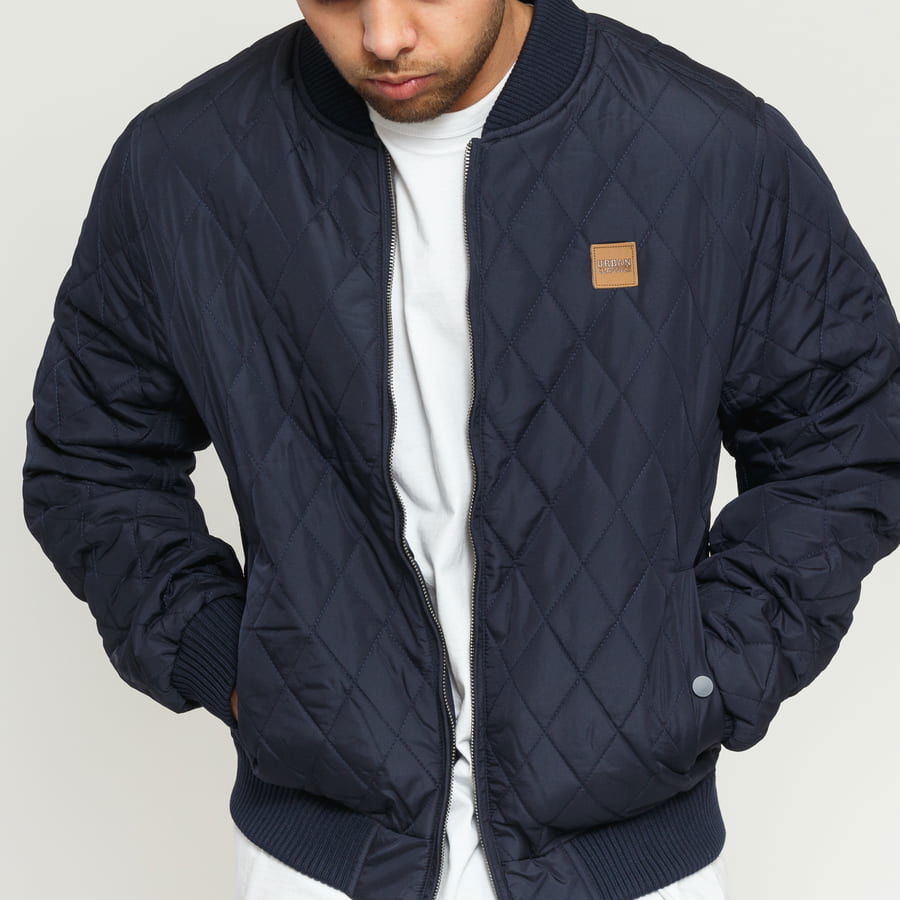 Diamond Quilt Nylon Jacket