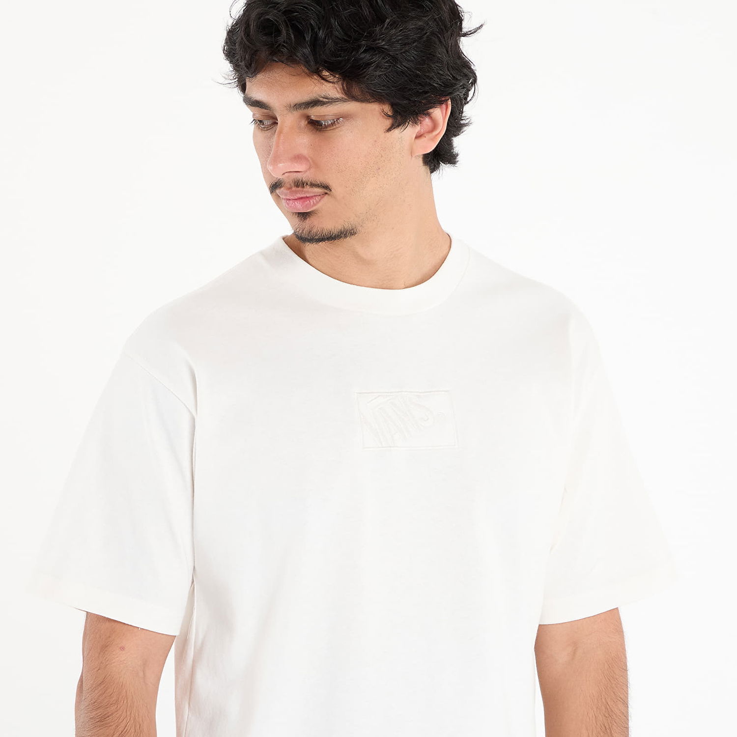 Tričko Vans Blocked Box Loose Fit T-Shirt Size L Biela | VN000RAPFS8, 1