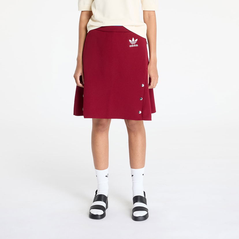 Sukňa adidas Originals Wales Bonner x Knit Skirt Červená | JL9588