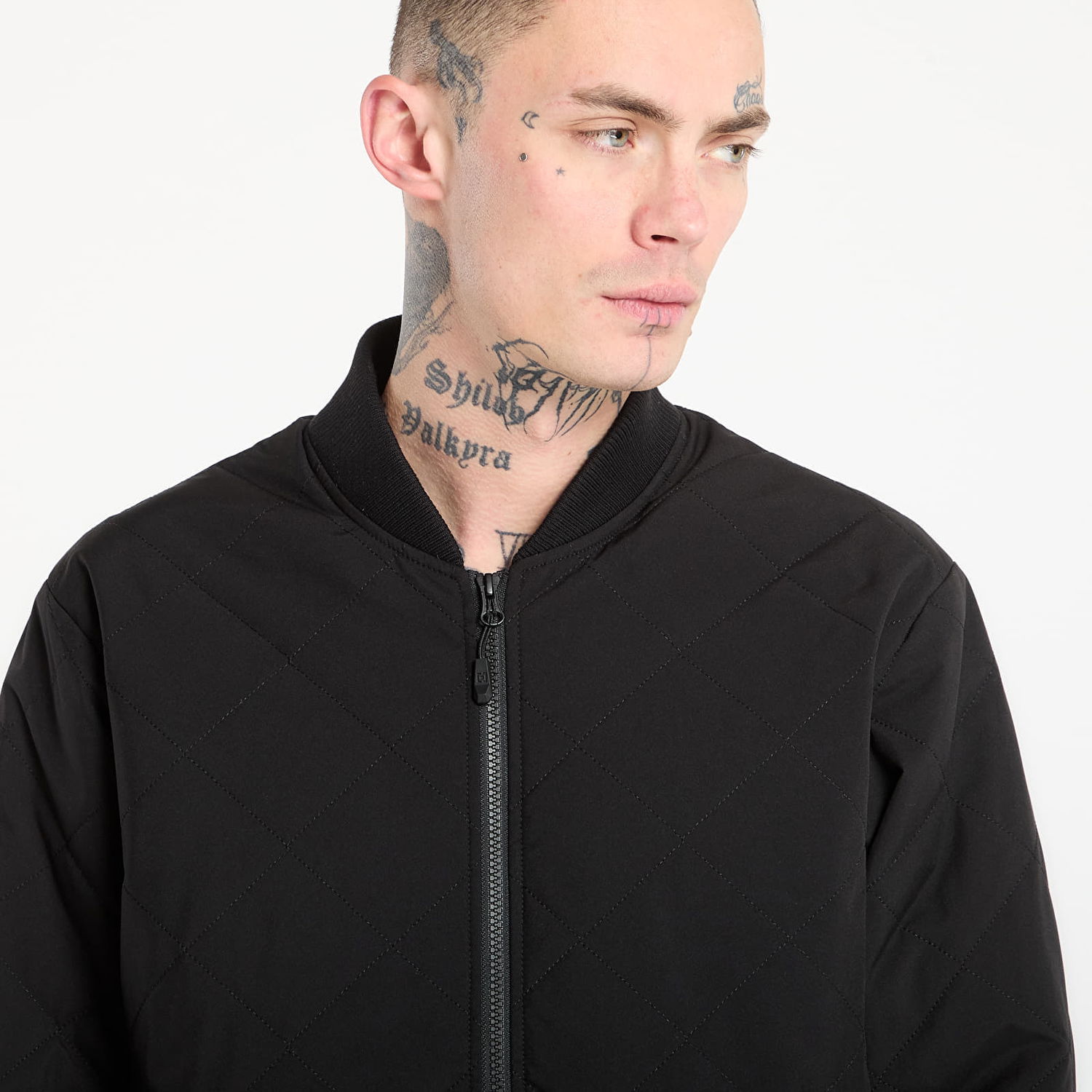 Bomber bunda Horsefeathers Rascal Quilted Bomber Jacket Čierna | TM080A, 1