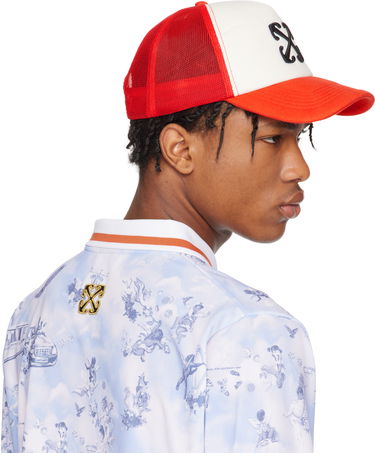 Šiltovka Off-White Off-White Arrow Trucker Cap Červená | OMLA04BS25FAB0012727, 2