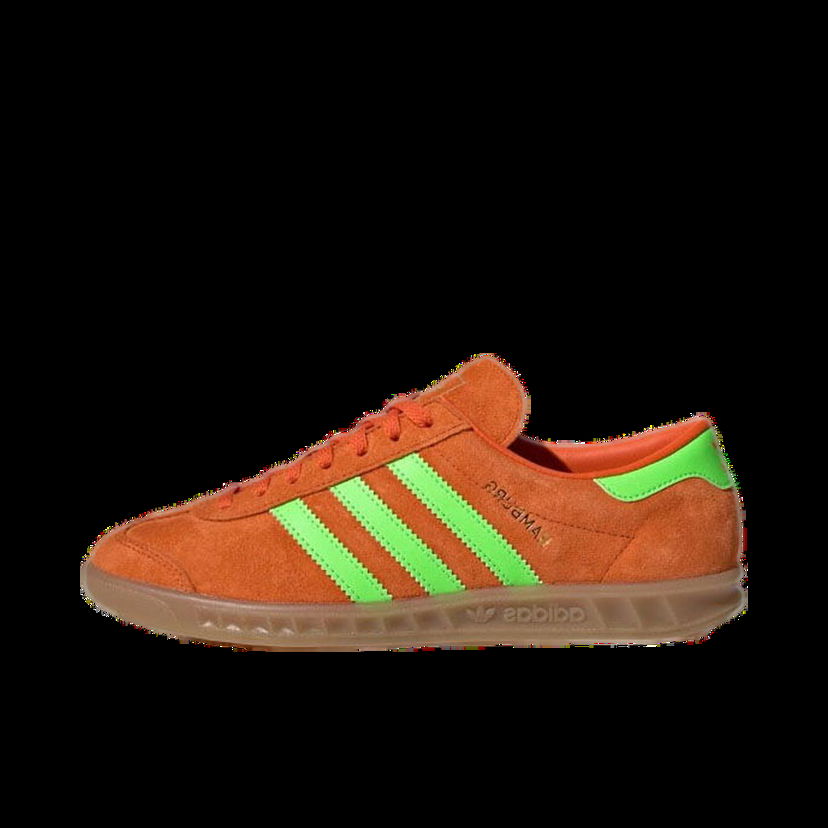 Tenisky a topánky adidas Originals Hamburg Orange Solar Green W Oranžová | IH5460