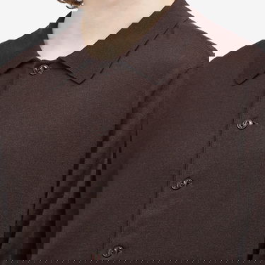 Sveter YMC Rat Pack Cardigan Hnedá | P8AZA-20, 5