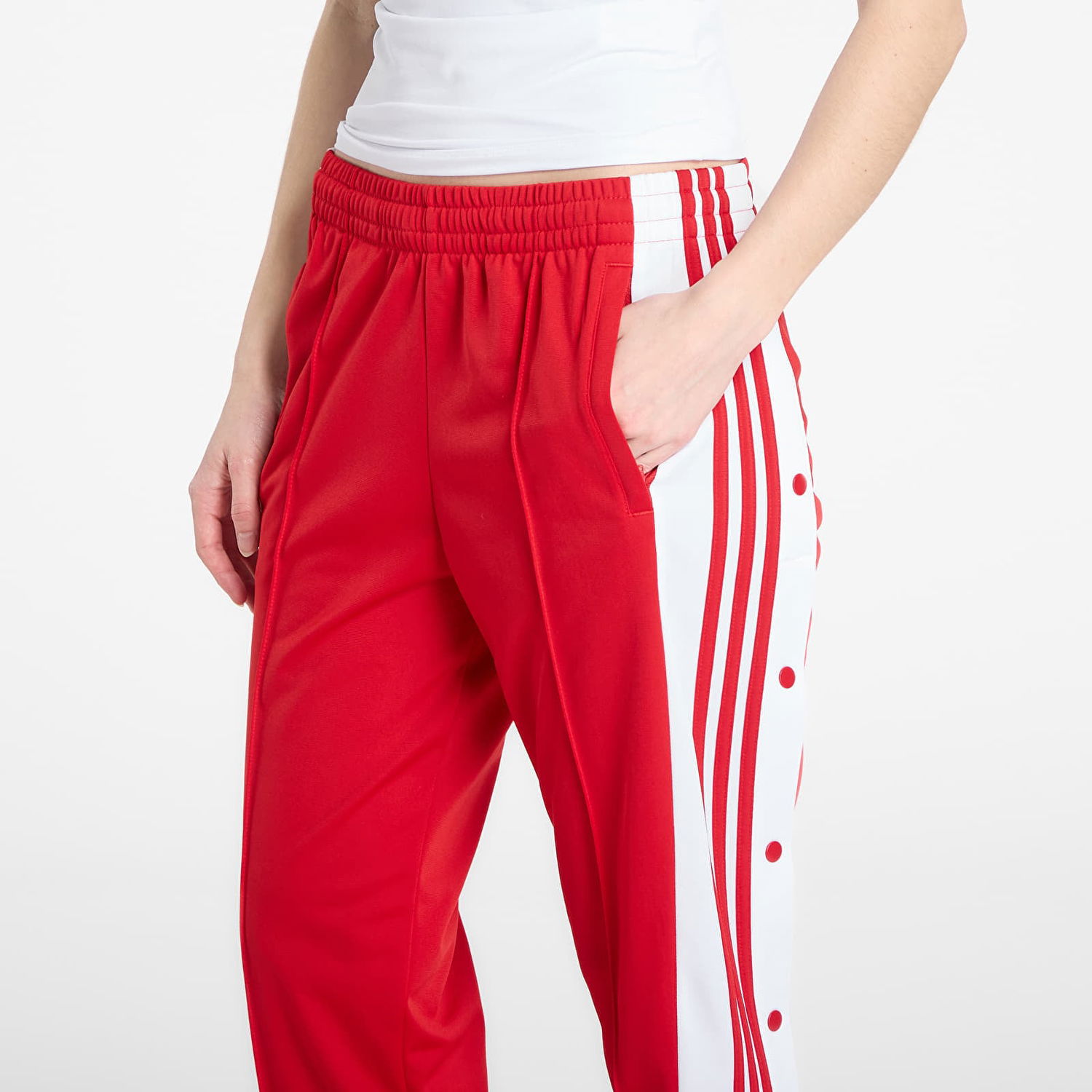 Nohavice adidas Performance Adibreak Track Pants Červená | KD6324, 1