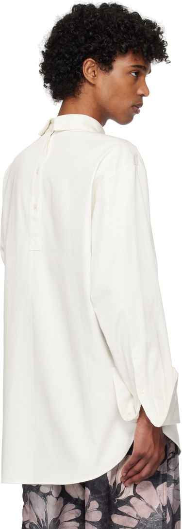 Košeľa Dries Van Noten Dries Van Noten Beaded Appliqué Shirt Biela | 251-020754-1473, 2