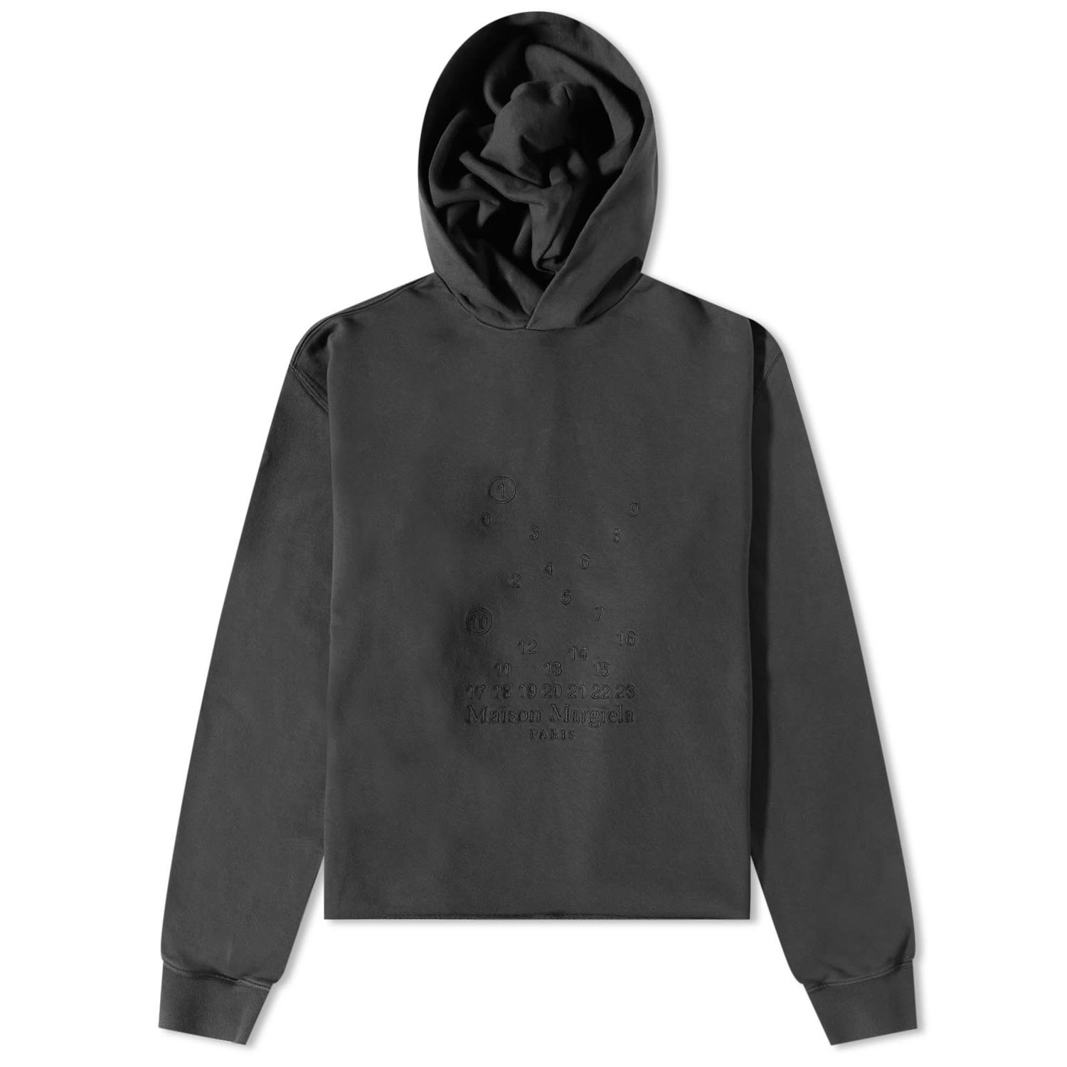 Mikina Maison Margiela Embroidered Numbers Logo Hoody Čierna | S50GU0205-S25520-861, 0