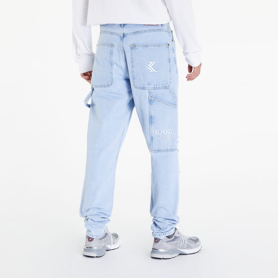 Džínsy Karl Kani Retro Tapered Workwear Heavy Distressed Denim Jeans Modrá | KM223-007-3, 1