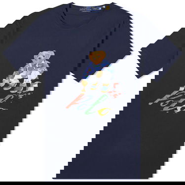 Tričko Polo by Ralph Lauren Painting Bear T-Shirt Navy | 710853310025, 0