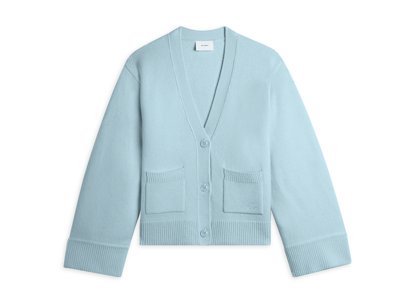 Sveter AXEL ARIGATO Memory Relaxed Cardigan Modrá | A0443008