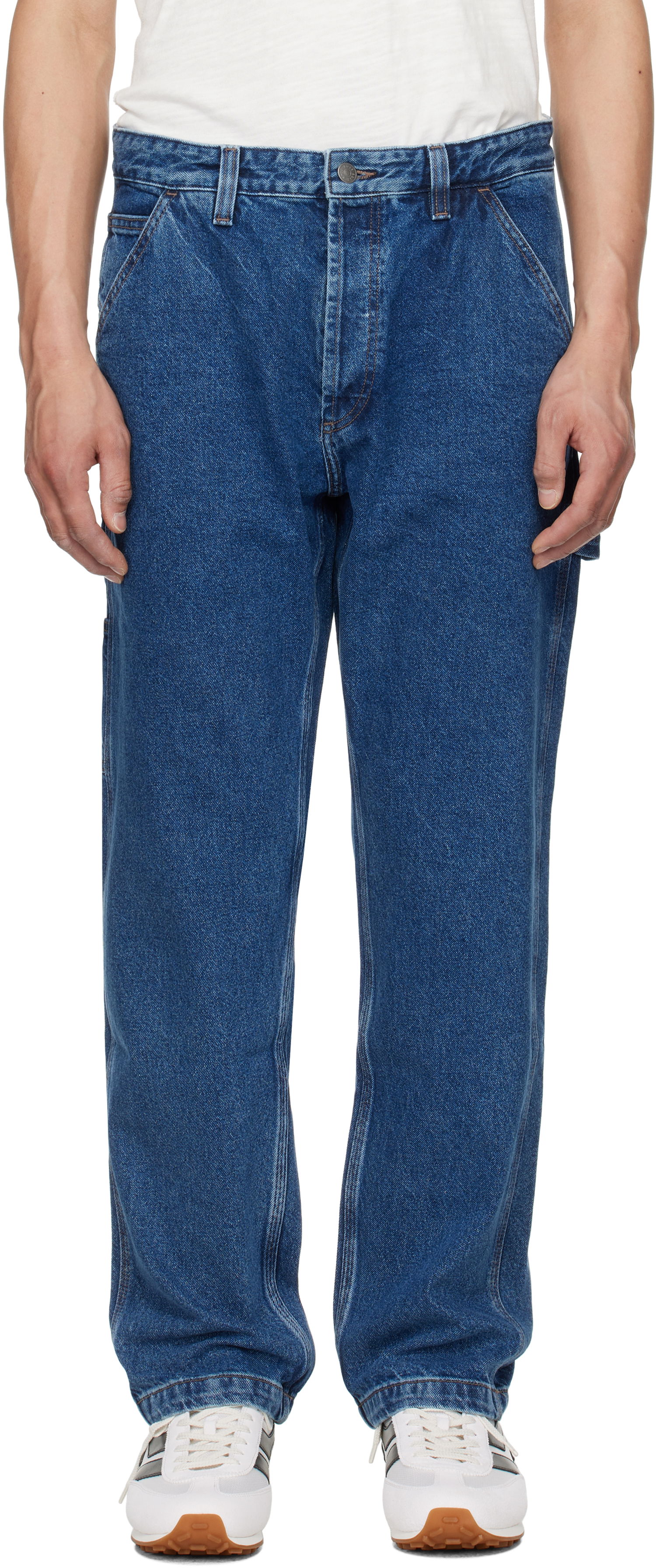 Džínsy BOSS Regular-Fit Jeans Modrá | 50541136, 0