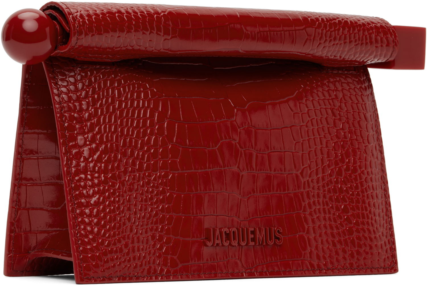 Peňaženka Jacquemus Jacquemus La Croisière 'The Small Rond Carré' Clutch Červená | 25E241BA392-3238, 1