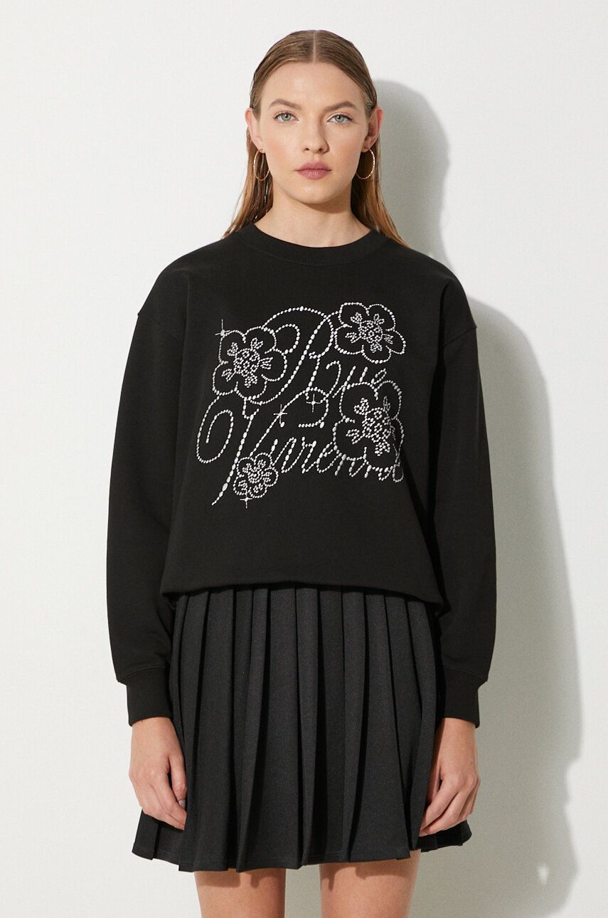 Mikina KENZO Sweatshirt Constellation Emb Classic Čierna | FE62SW1654MF.99J, 0