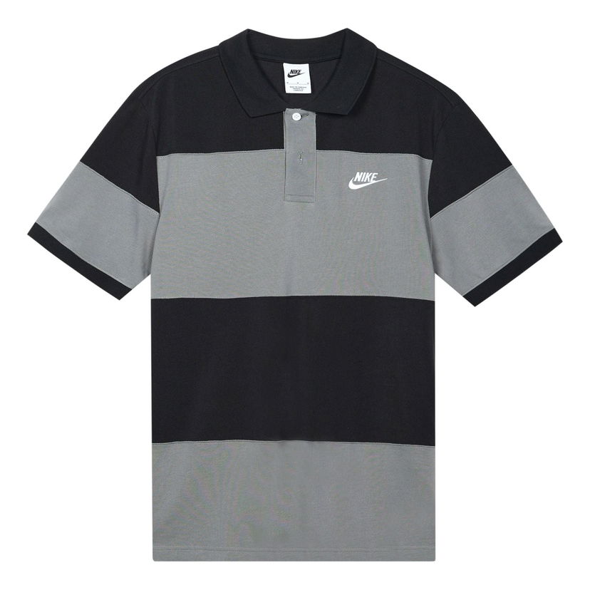 Polo tričko Nike Sportswear Essential Polo Shirt Šedá | DM6951-010