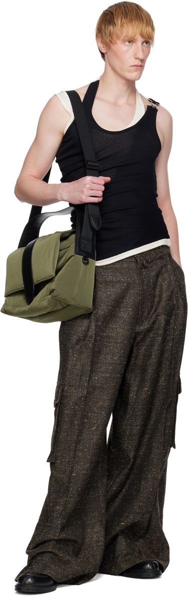 Taška cez rameno Jacquemus JACQUEMUS La Croisière 'The Bambino' Messenger Bag Zelené | 25E255BA422-3174, 3