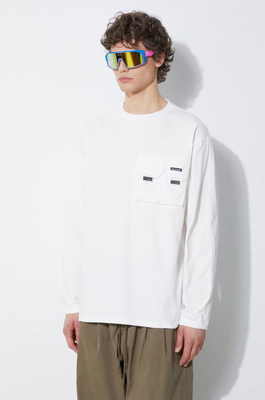 Tričko Manastash Manastash Armor Long Sleeve T-Shirt Biela | 7924130002, 0