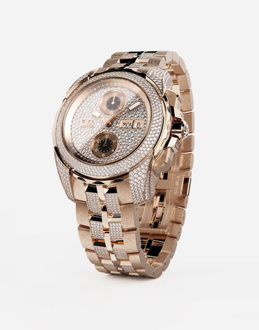 Hodinky Dolce & Gabbana Ds5 Watch With Diamond Pavé Onesize Metalická | WWJS1GXP003ZOO00, 2