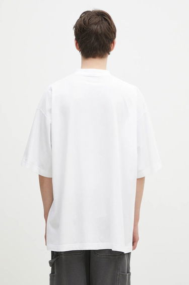 Tričko VETEMENTS Oversized Print T-Shirt Biela | UA66TR625W, 2