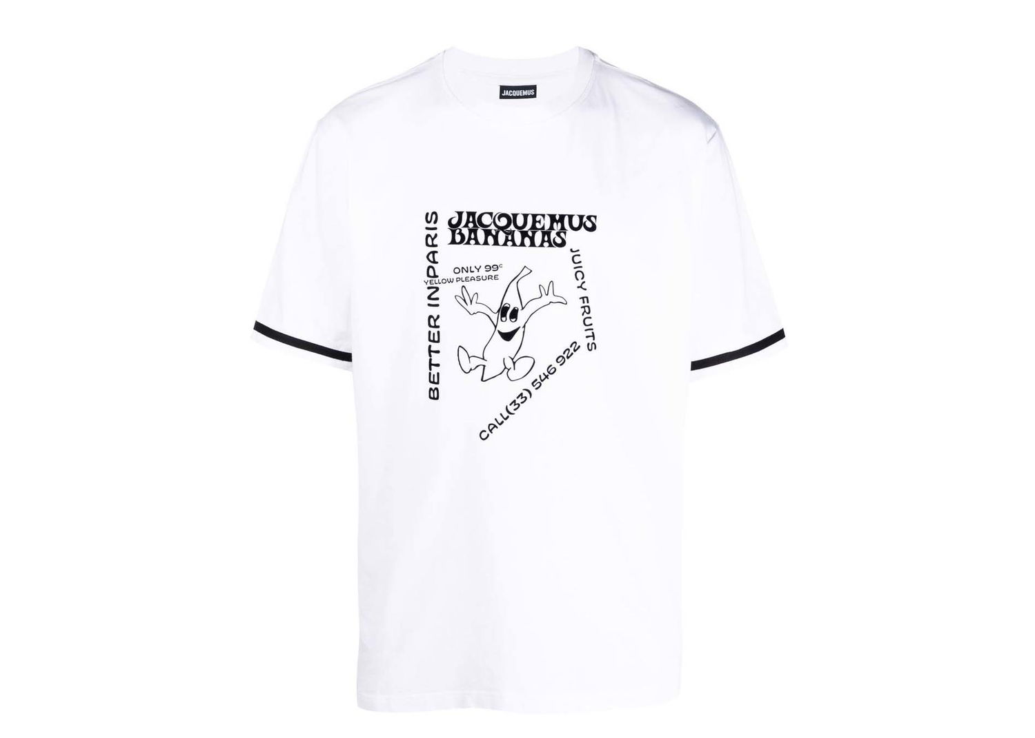 Tričko Jacquemus Le Banana Biela | 235JS125-2003 1DW, 0
