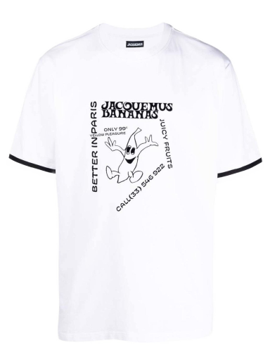 Tričko Jacquemus Le Banana Biela | 235JS125-2003 1DW