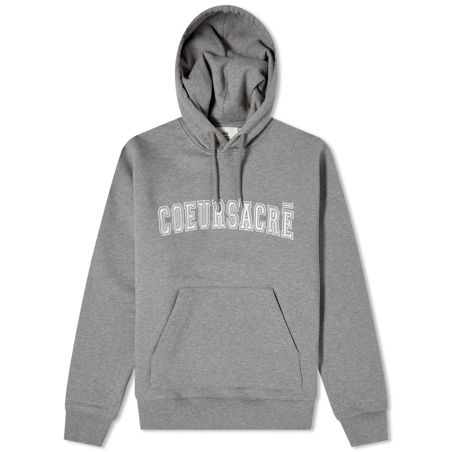 Mikina AMI Coeur Sacre Hoodie Šedá | USW209-747-055, 0
