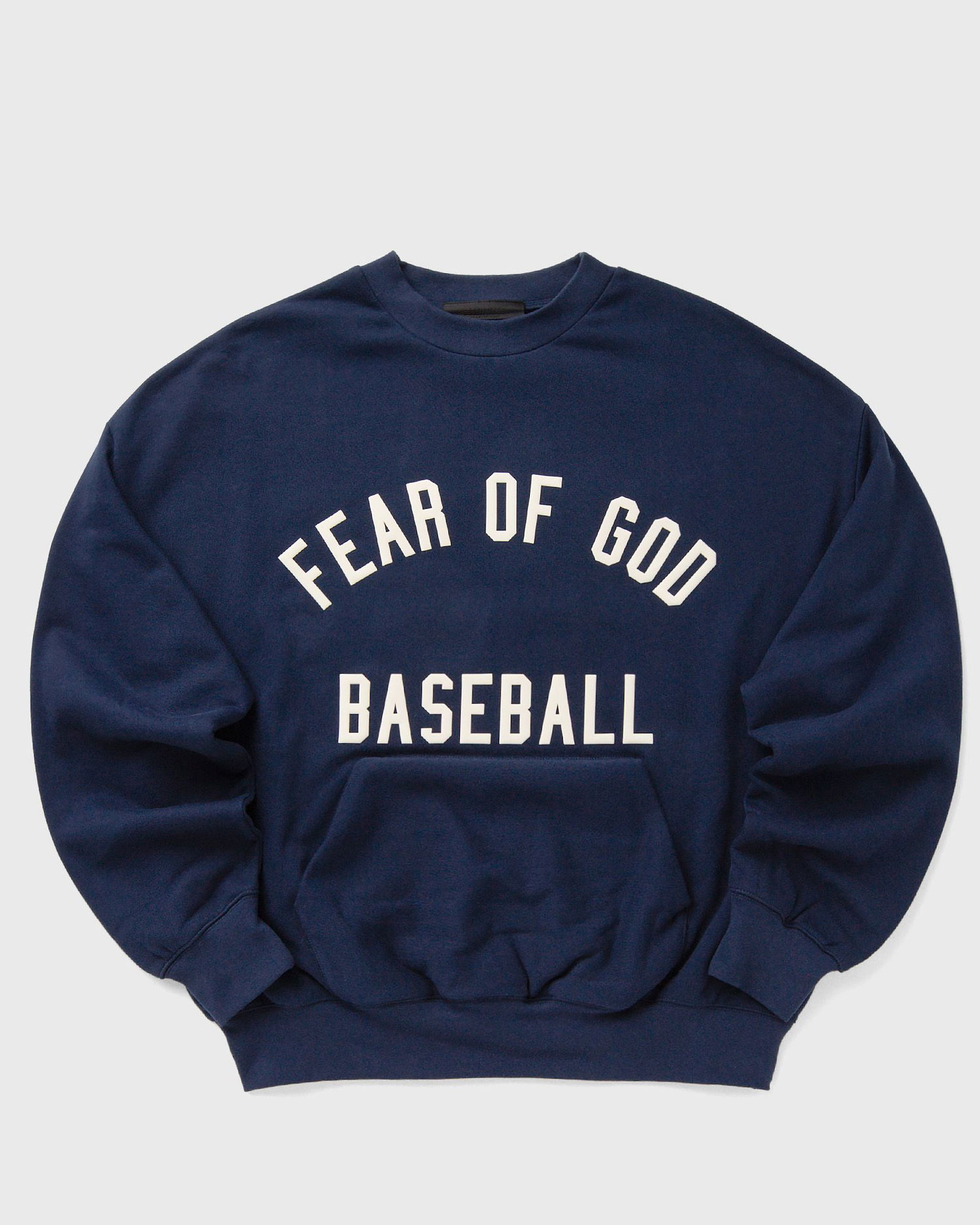 Mikina Fear of God MLB Sport Fit Fear of God Baseball Crewneck Sweatshirt with Kangaroo Pocket Navy | 192ML252103F, 0