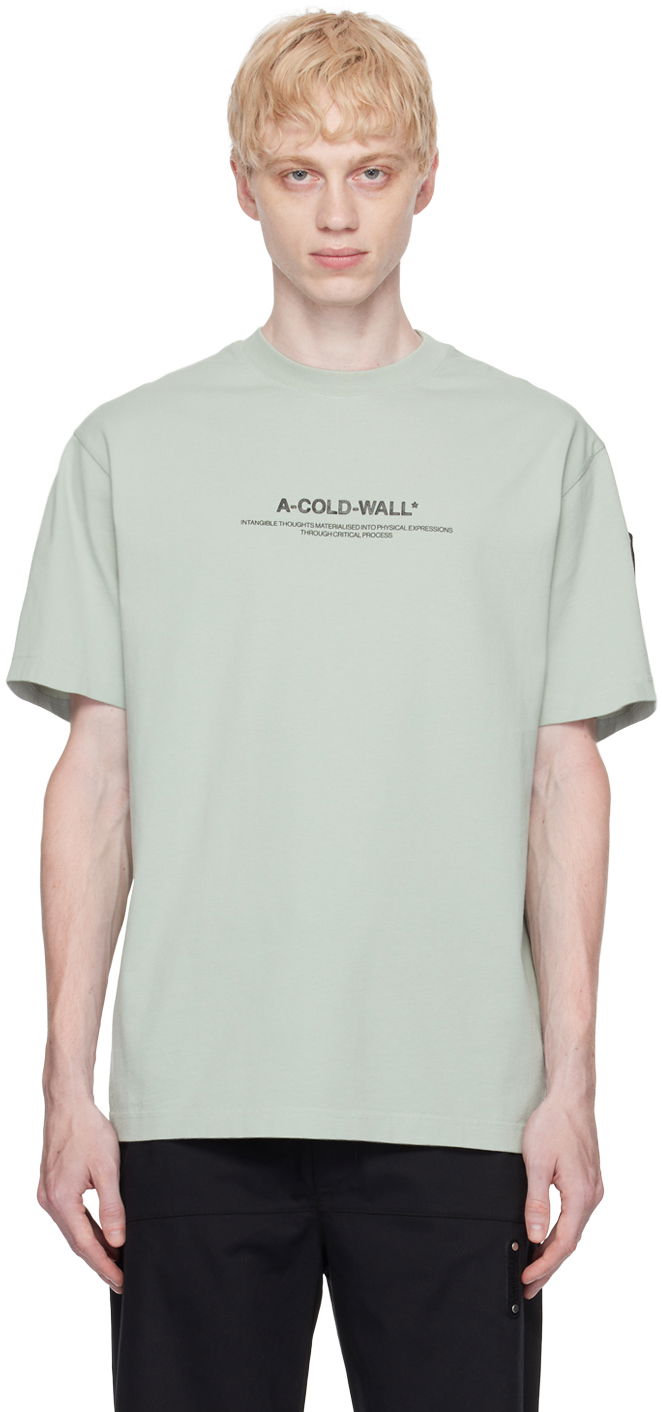 Tričko A-COLD-WALL* Gray Con Pro Modrá | ACWMTS176, 0