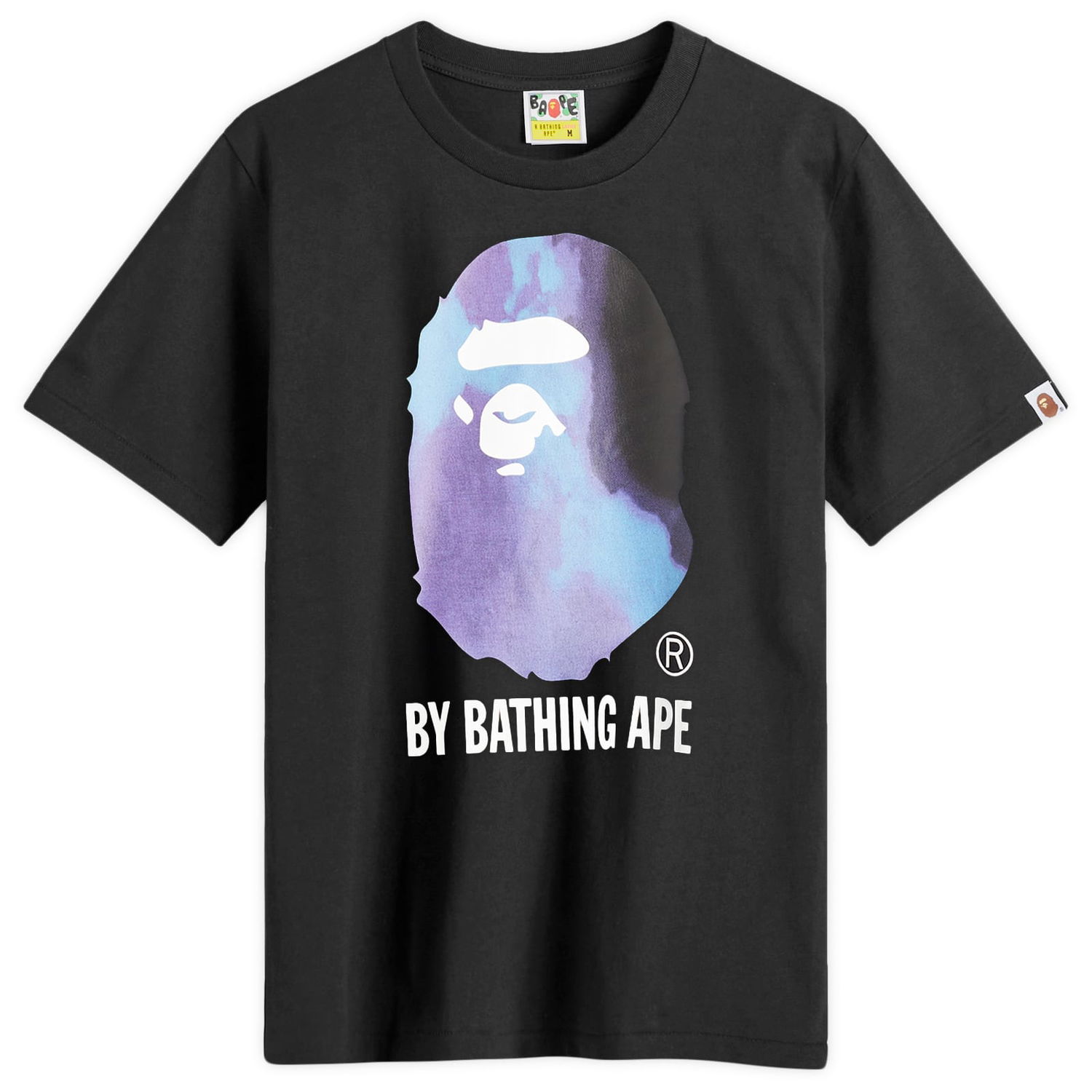 Tričko BAPE Tie Dye Logo Graphic T-Shirt Black Čierna | 001TEK801033M-BK2, 1